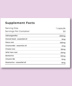 Lida Harmony Nutrition Facts