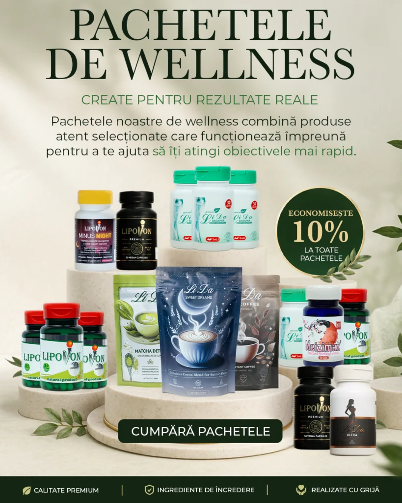 Toate pachetele Lida Green, inclusiv pachetul cu 3 Lipivon, beneficiază de o reducere de 10%
